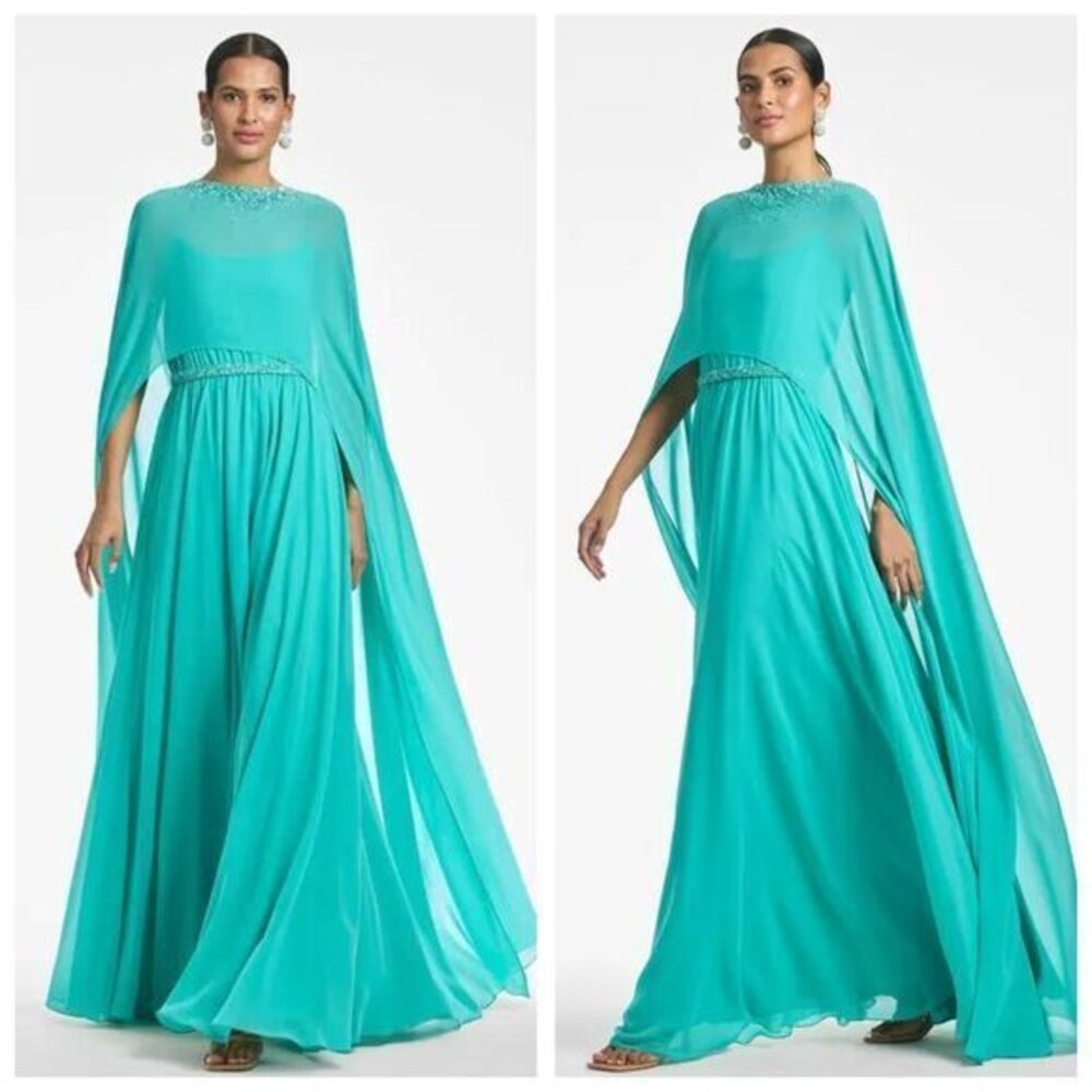 SACHIN + BABI Lavinia Cape Gown Size 0